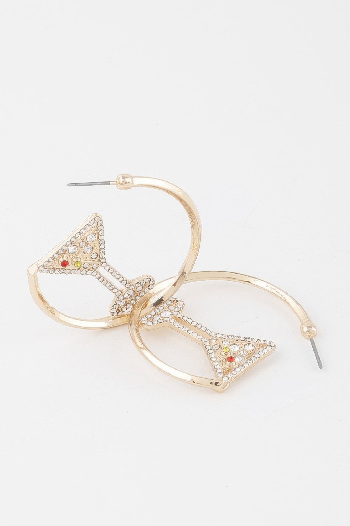 Cocktail Hoop Earrings