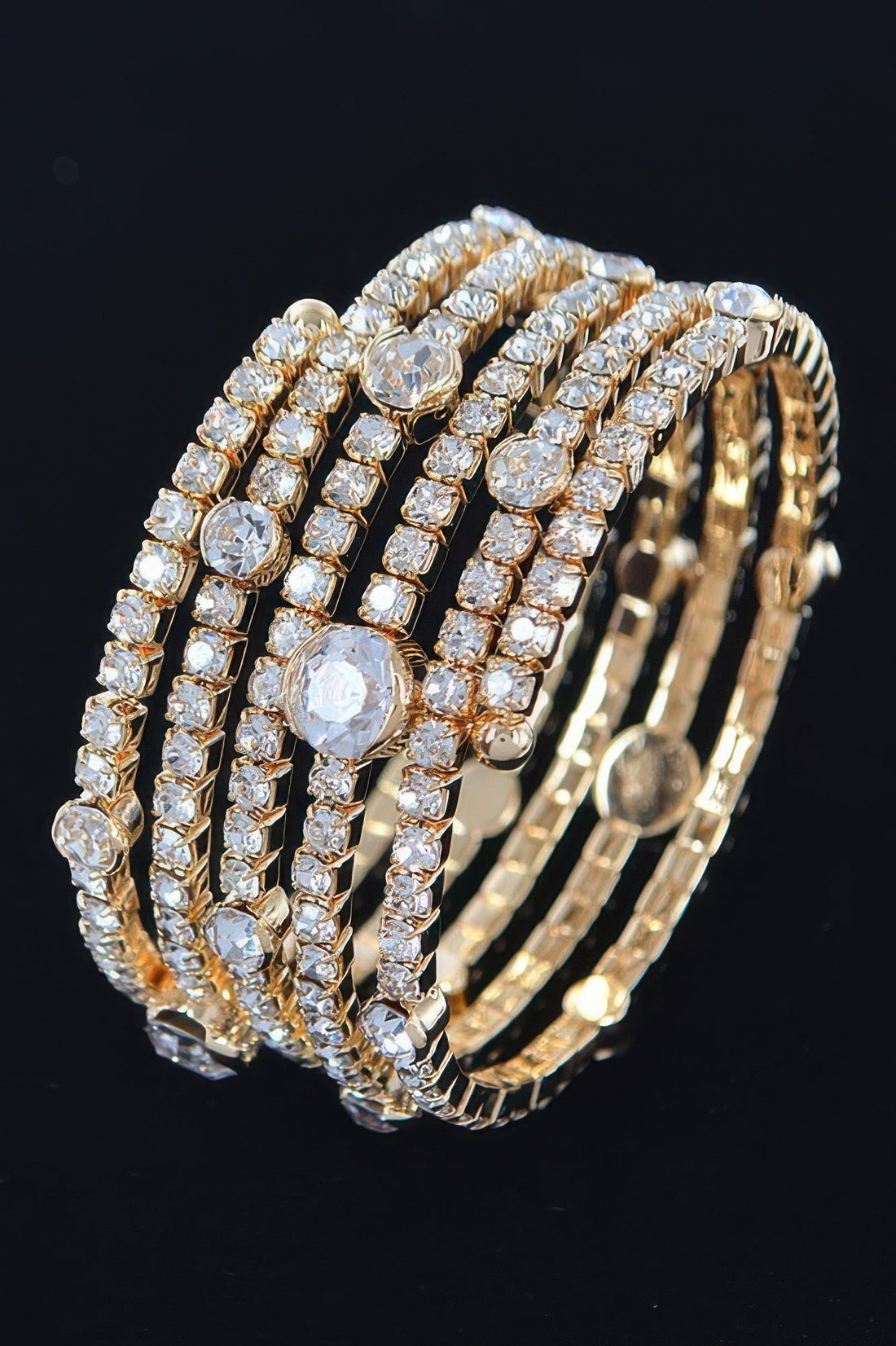 Shiny Rhinestone &amp; Crystal Bracelet