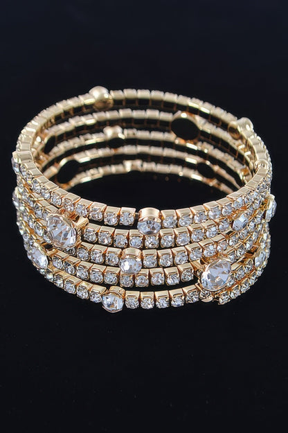 Shiny Rhinestone &amp; Crystal Bracelet