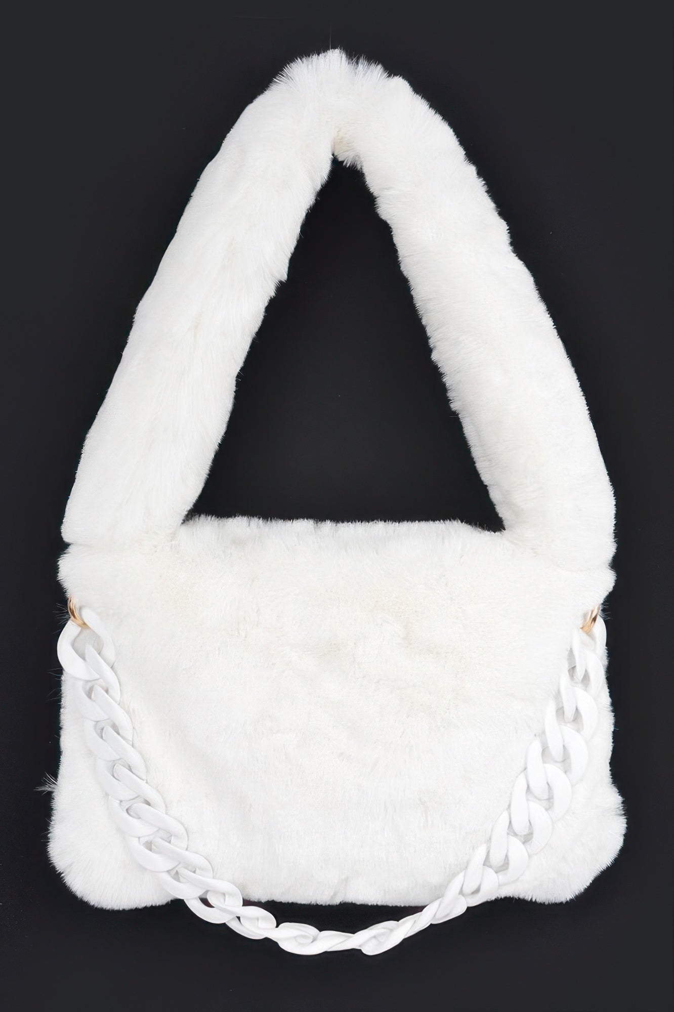 Faux Fur Shoulder Bag