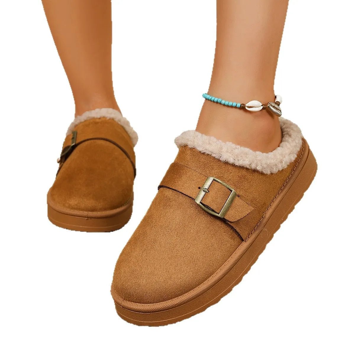 Round Toe Platform Slippers - Loving It Shop