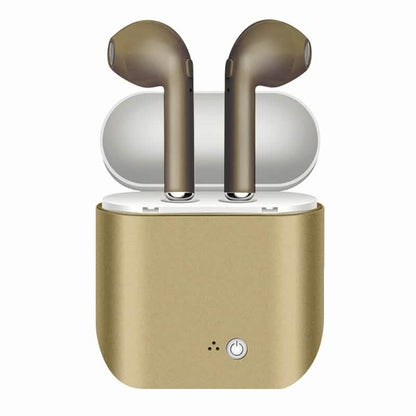Metallic Wireless Earbuds &amp; Charging Case Set