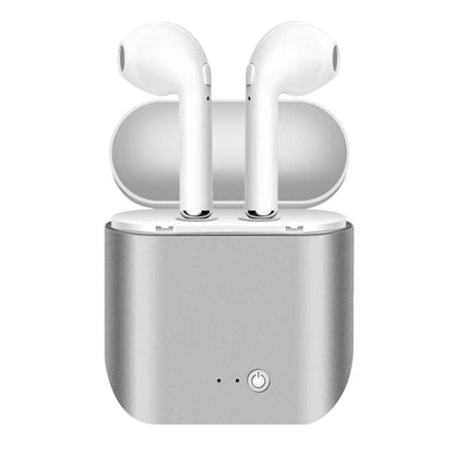 Metallic Wireless Earbuds &amp; Charging Case Set