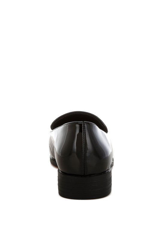 Revanta Patent Faux Leather Loafers - Loving It Shop