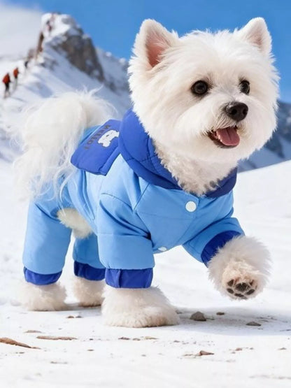 Color Block Warm Pet Jumpsuit - Loving It Shop