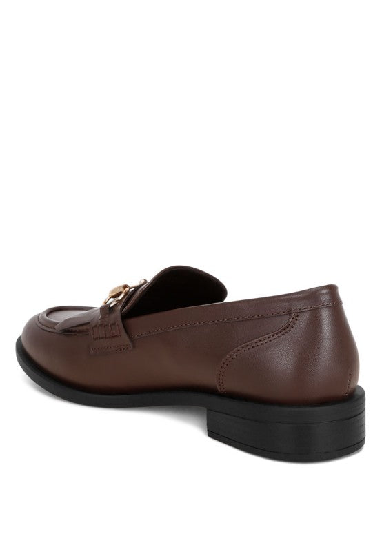 Enola Low Block Heel Loafers