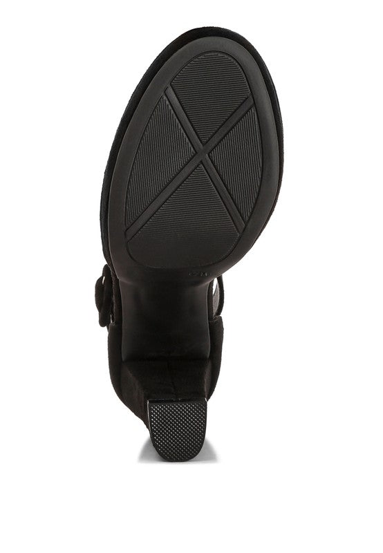 Inigo Interchangeable Ankle Strap Platform Sandals - Loving It Shop