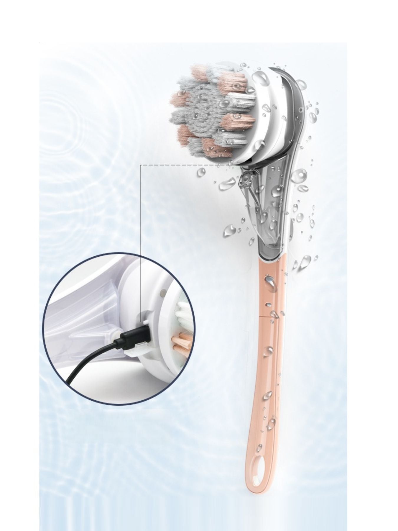 Long Handle Exfoliating Body Brush - Loving It Shop