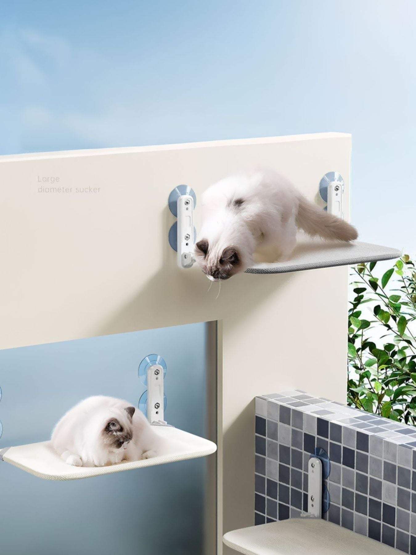 Window Perch Cat Hammock with Strong Suction Cups - Loving It Shop