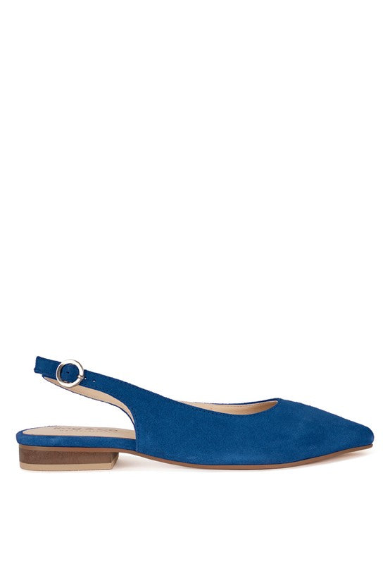 Hocane Genuine Soft Leather Slingback Sandals