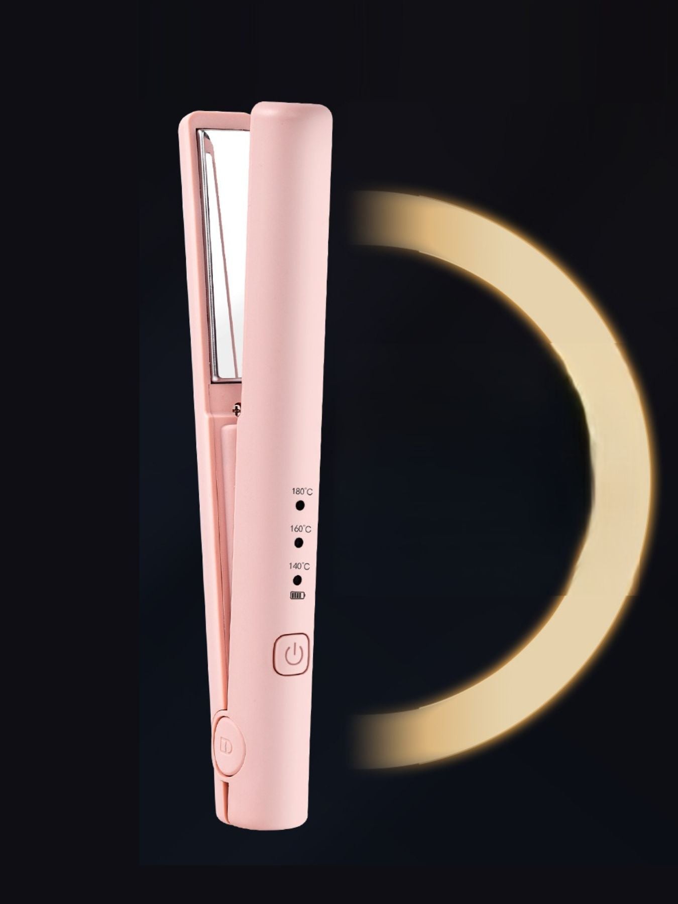 Cordless Rechargeable Mini Hair Straightener - Loving It Shop