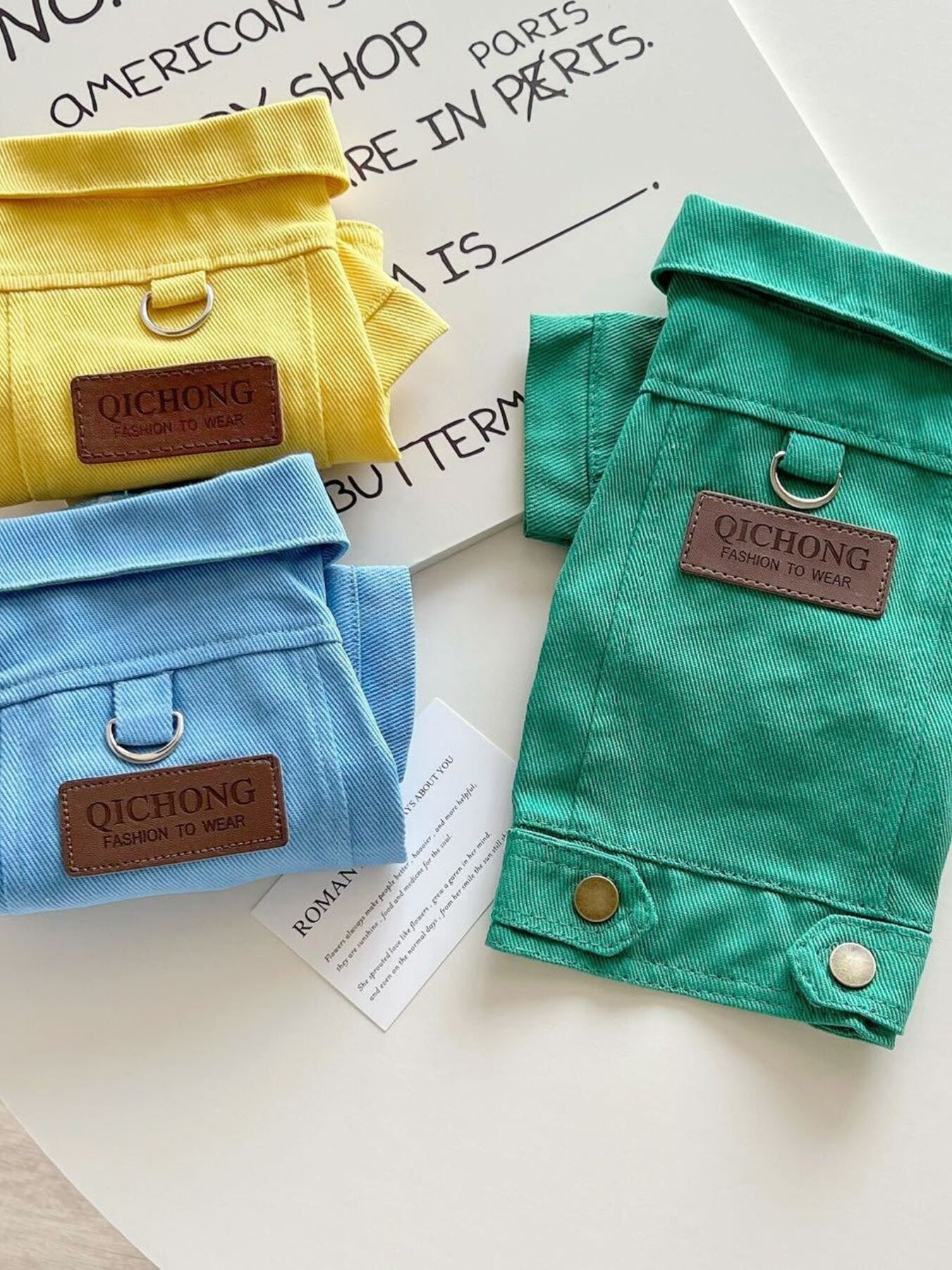 Denim Pet Jacket - Loving It Shop
