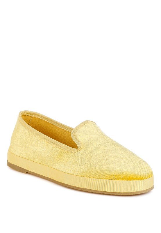 Saba Velvet Round Toe Slip - On Loafers - Loving It Shop
