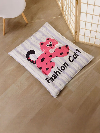 Cat Striped Pet Mat &amp; Bed - Loving It Shop