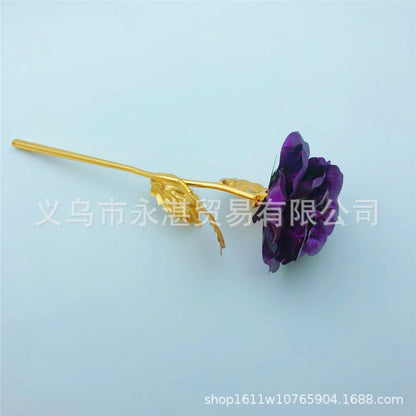 24K Gold Foil Rose - Gift for Mother&