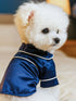 Satin Pet Pajamas with Contrast Piping - Loving It Shop
