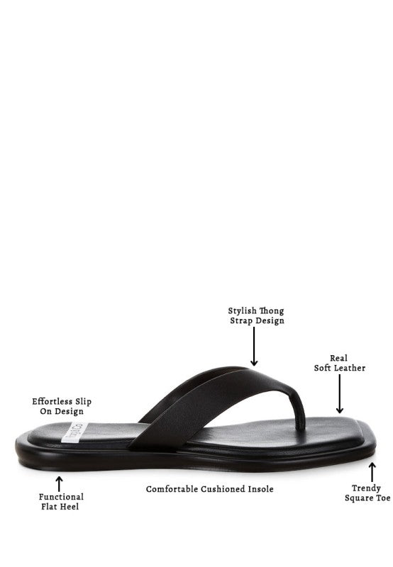Makawi Thong Toe Slip Ons