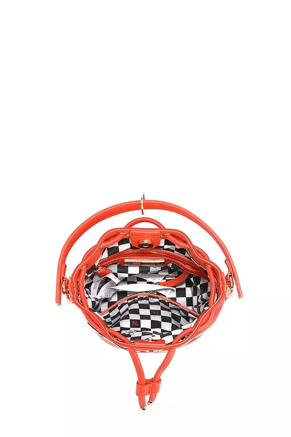 Color Patch Bucket Bag