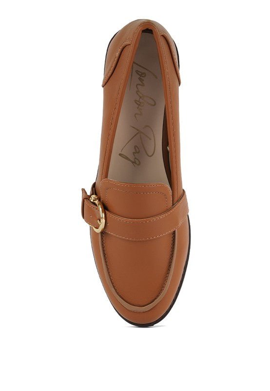 Sheboss Buckle Detail Loafers - Loving It Shop