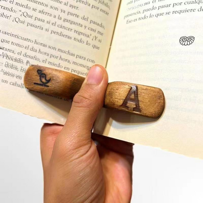Wooden Bird Thumb Bookmark - Mother&