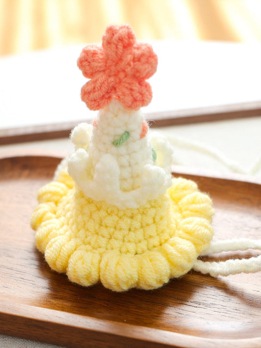 Crochet Knit Pet Hat - Loving It Shop