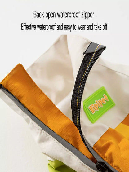 Color Block Warm Pet Jumpsuit - Loving It Shop