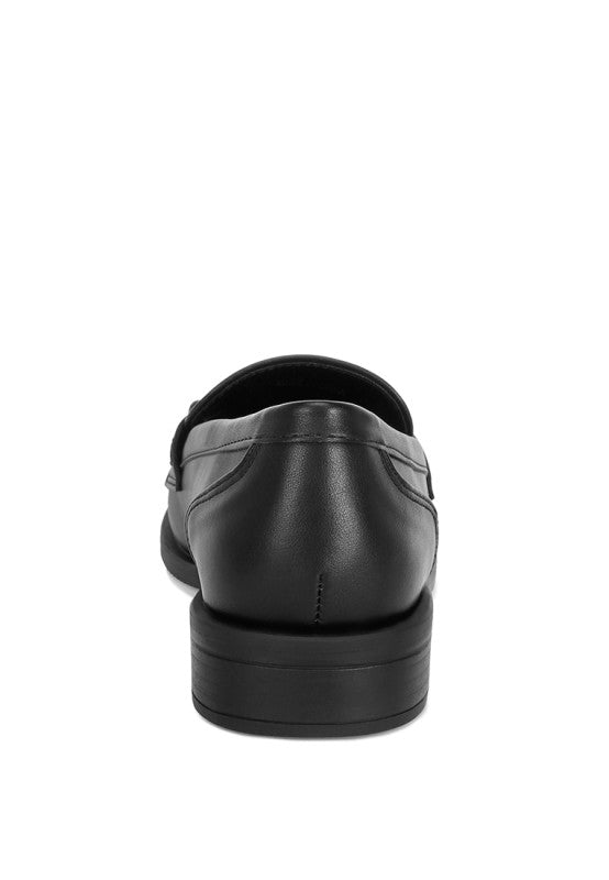 Enola Low Block Heel Loafers