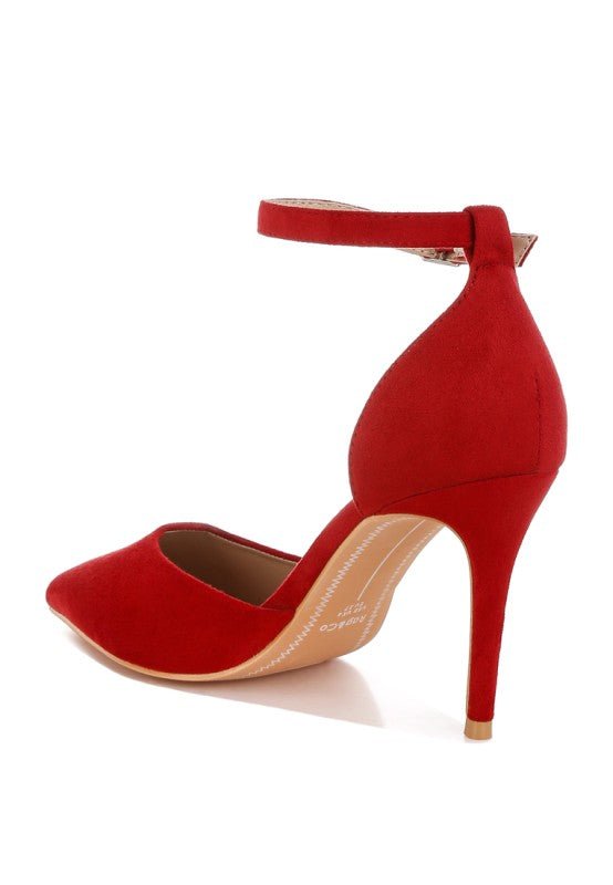 Dolona Microfiber Stiletto Heel Sandals - Loving It Shop