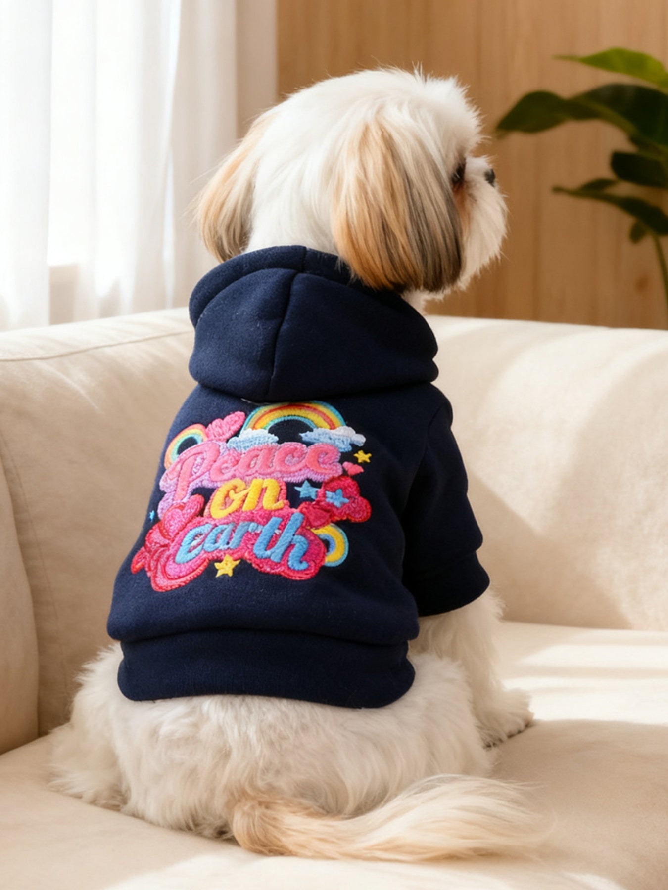 Embroidered Pet Hoodie - Loving It Shop