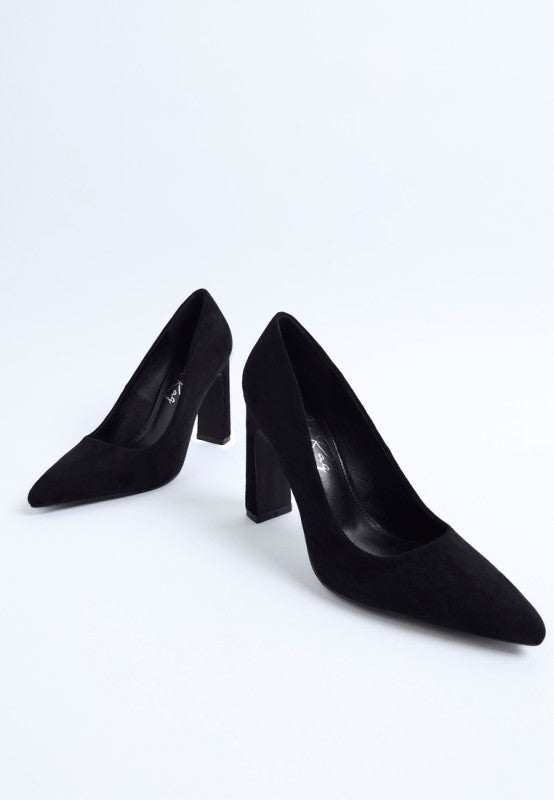Uboa Slim Block Heel Pumps