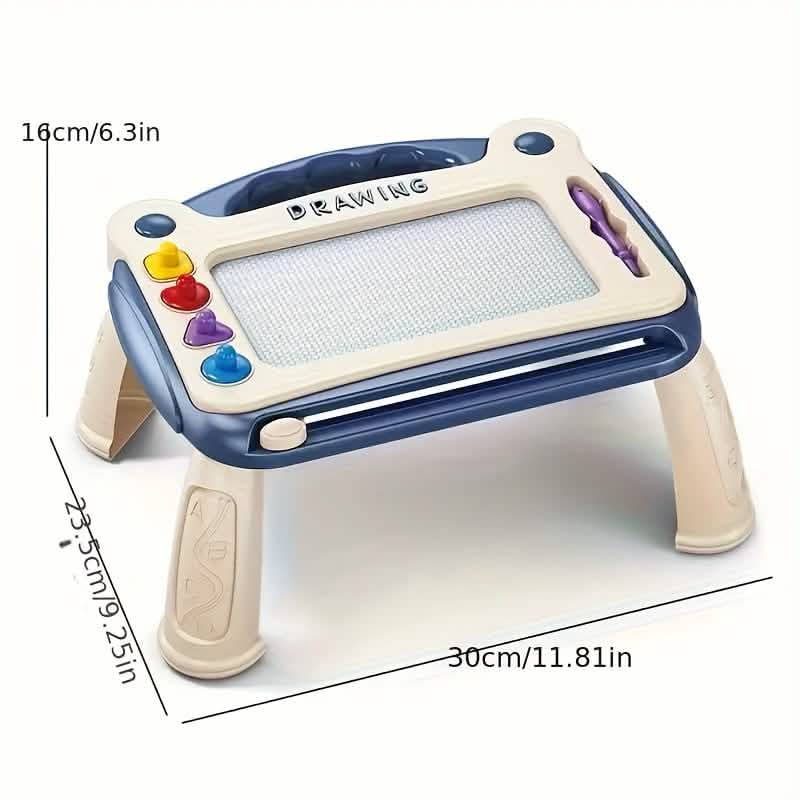Magnetic 3-in-1 Drawing Board Toy, Draw, Write, Erase &amp; Repeat