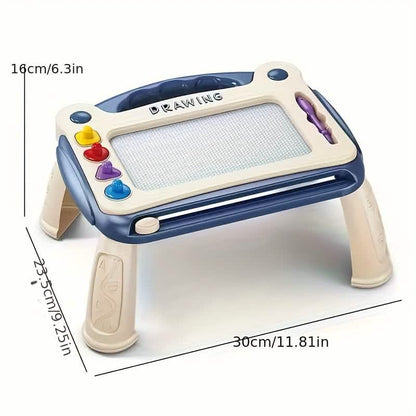 Magnetic 3-in-1 Drawing Board Toy, Draw, Write, Erase &amp; Repeat