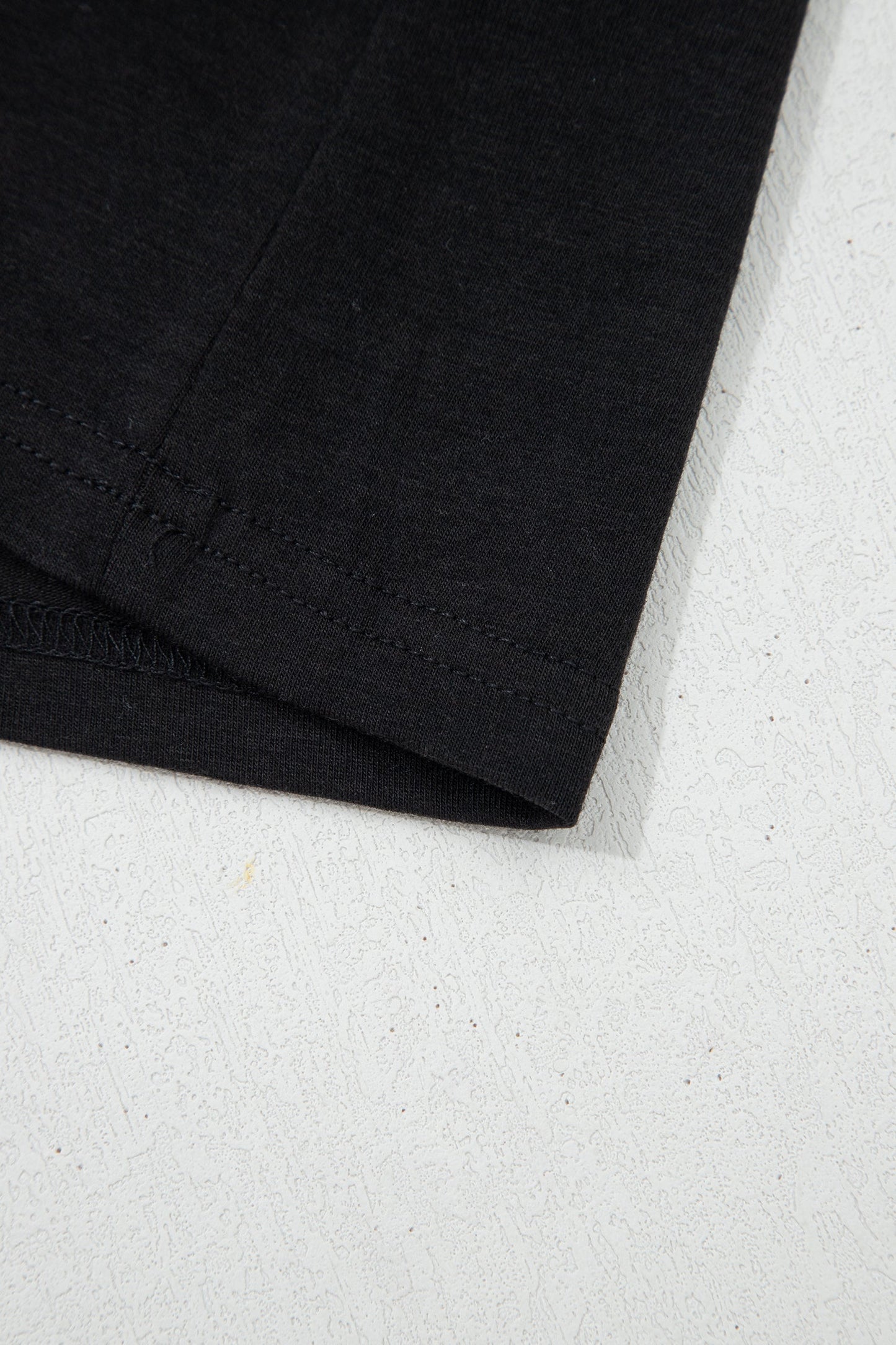 Black Plus Size Solid Color Bow Tie Peplum Tank Top