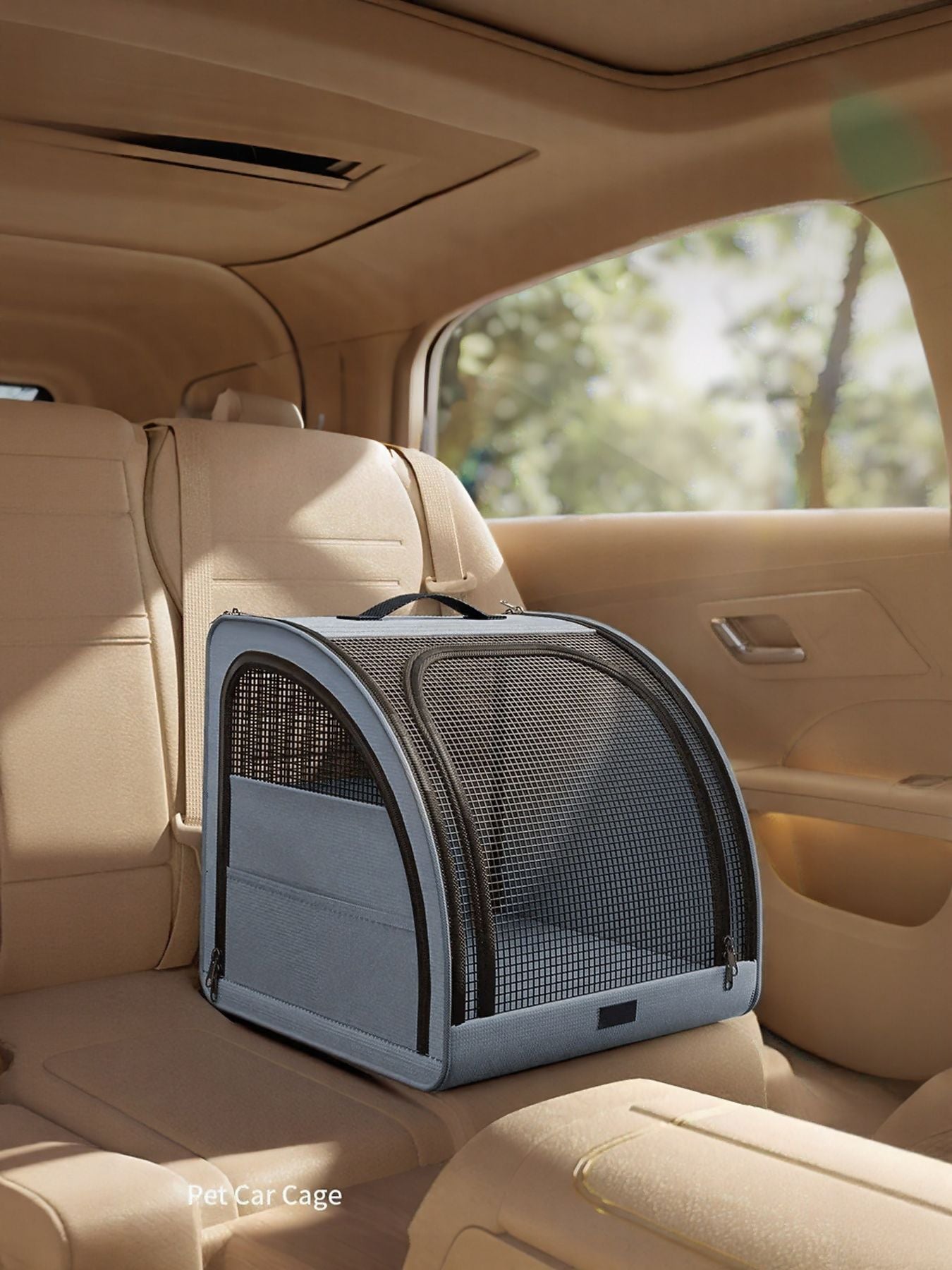 Portable Breathable Car Pet Cage - Loving It Shop