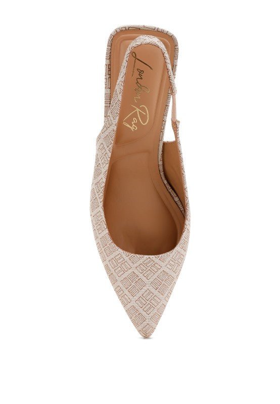 Faina Pointed Toe Kitten Heel Pumps - Loving It Shop
