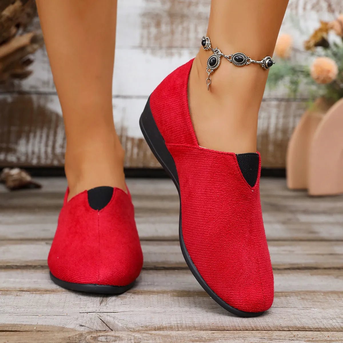 Breathable Mesh Slip - On Loafers - Loving It Shop