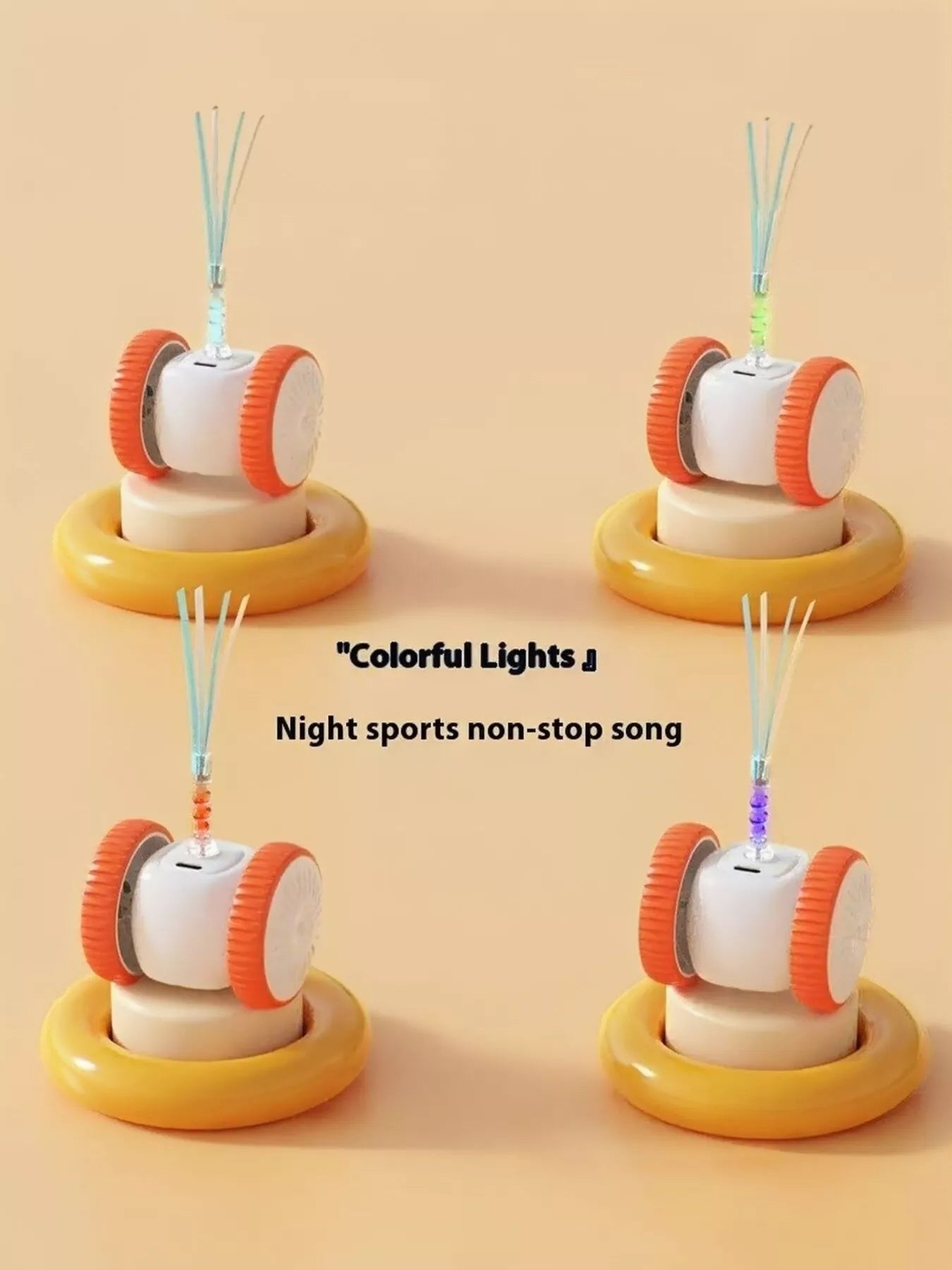 Interactive Self - Rotating Feather Pet Chase Toy - Loving It Shop