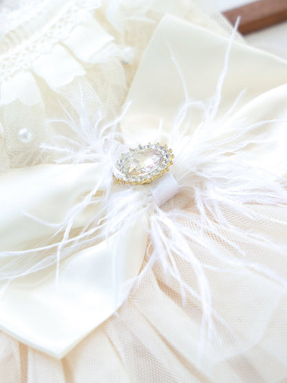 Bow Tulle Ruffle Pet Dress - Loving It Shop