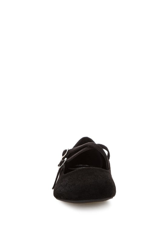 Nayela Strappy Mary Jane Flats
