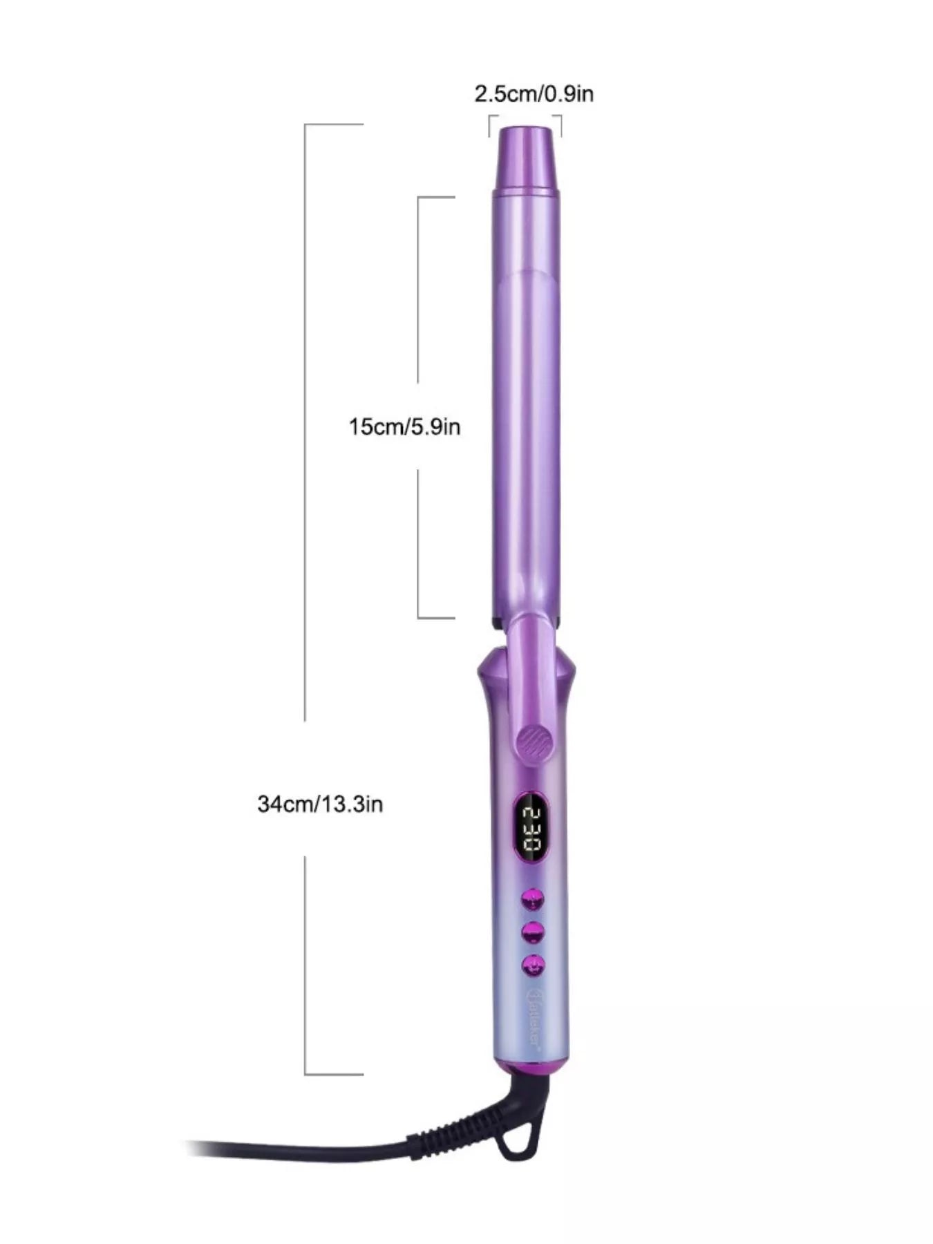 Temperature - Control Heating Curling Iron - Loving It Shop