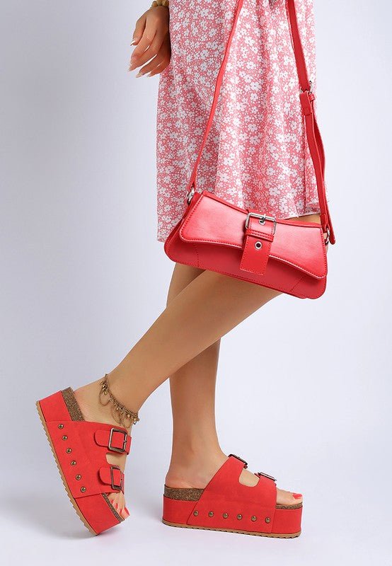 Impala Studded Faux Leather Slip Ons - Loving It Shop