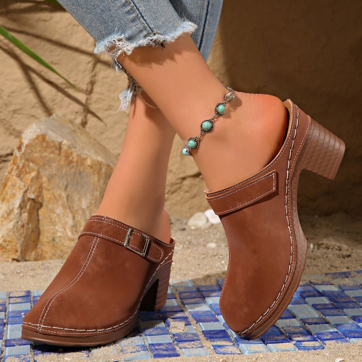 Round Toe Platform Slip - Ons - Loving It Shop