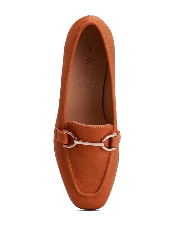 Jagger Horsebit Detail Flat Loafers - Loving It Shop