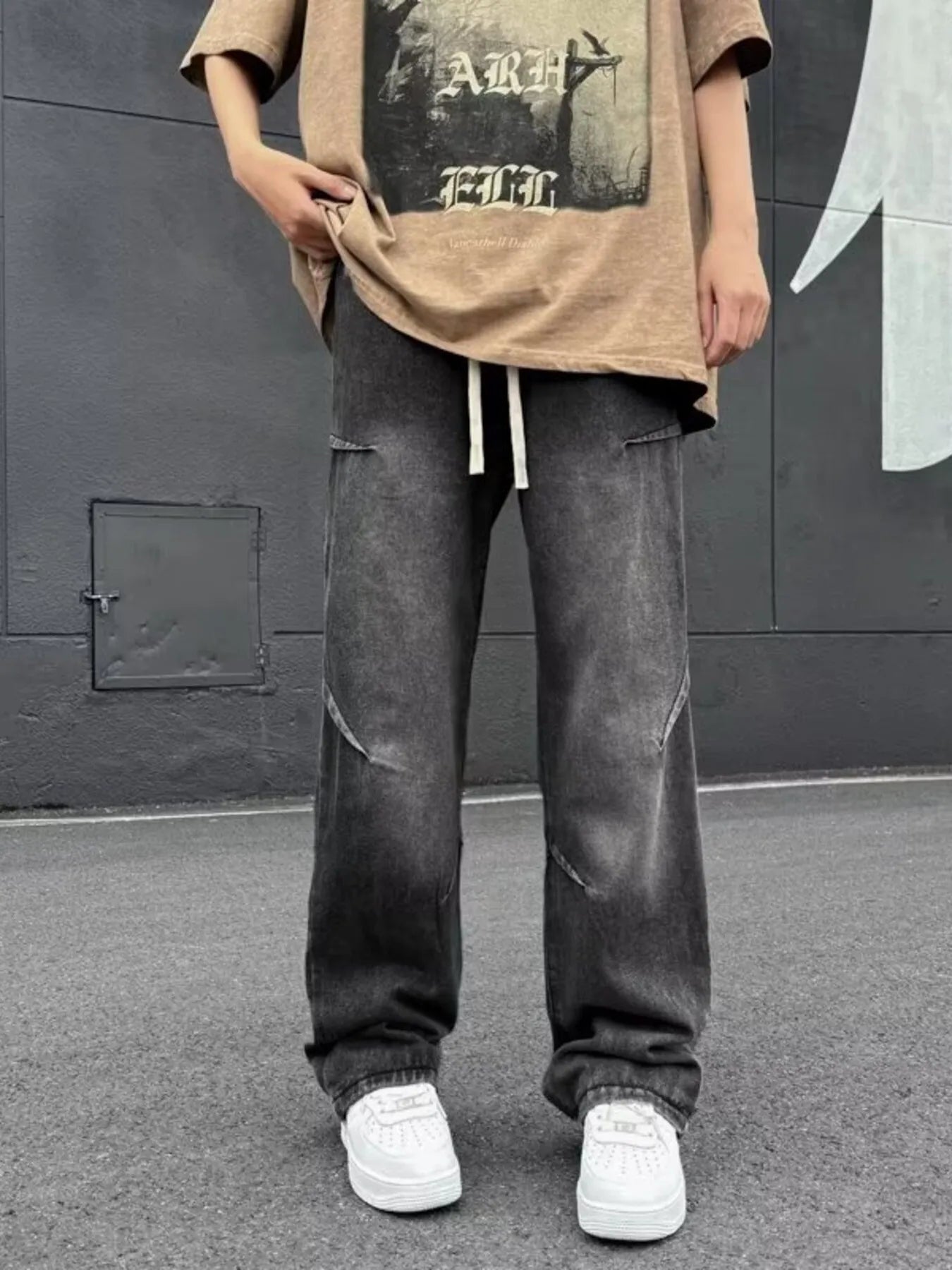 Men's Full Size Loose Fit Jeans Plus Size