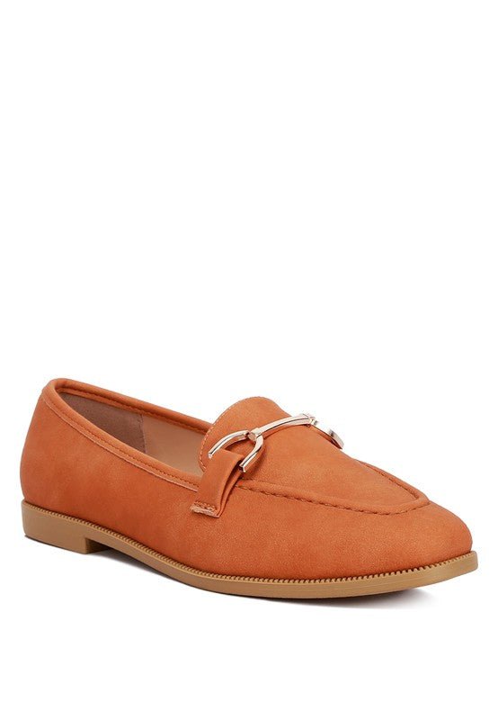 Jagger Horsebit Detail Flat Loafers - Loving It Shop