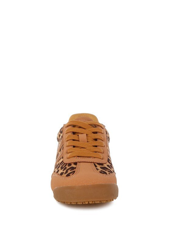 Panther Leopard Print Microfiber Sneakers - Loving It Shop