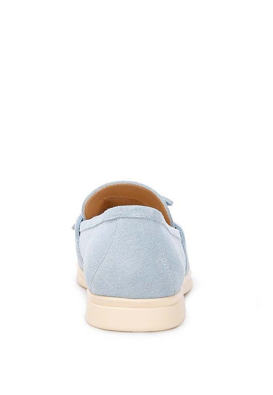 Nautica Genuine Suede Knot Detailed Loafers - Loving It Shop