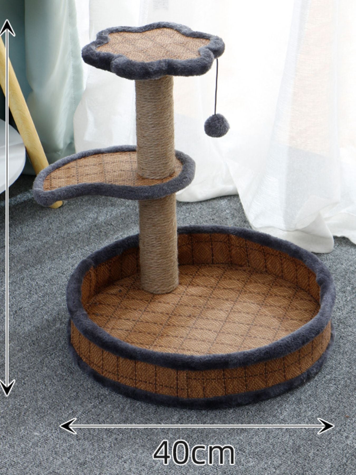 Cat Scratching Post with Cat Bed and Toy - Loving It Shop