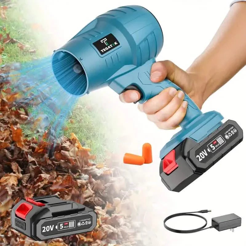 Turbo Jet Handheld Cordless Blower for Leaves, Dust &amp; Car Drying