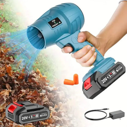 Turbo Jet Handheld Cordless Blower for Leaves, Dust &amp; Car Drying